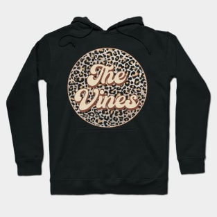 Retro Music Vines Personalized Name Circle Birthday Hoodie